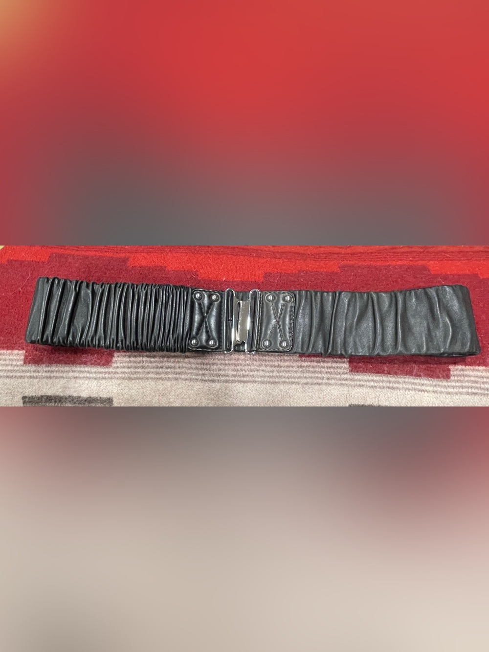 Miu Miu Nappa Belt, 34.75" min.